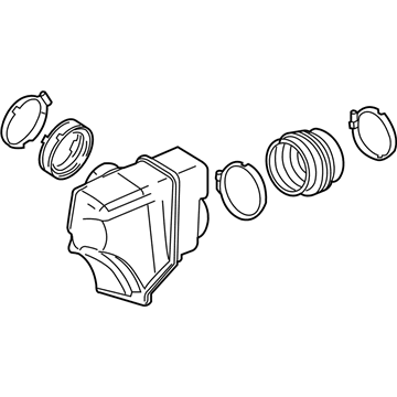 Cadillac Air Intake Coupling - 25757294