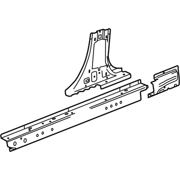 GM 95366521 Inner Rocker