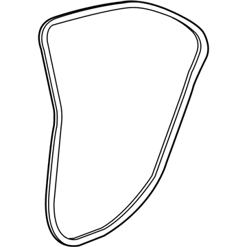 GM 25911999 Weatherstrip On Body, Driver Side
