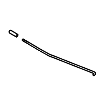 GM 84059163 Lock Rod, Black, Driver Side