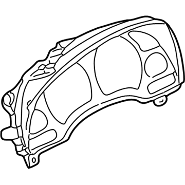 Saturn Instrument Cluster - 15916734