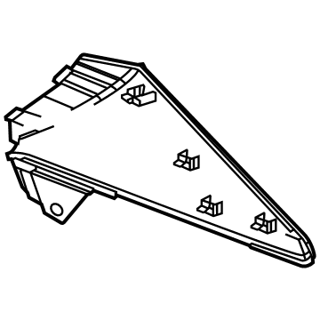 GM 84690187 Extension Panel, Tan