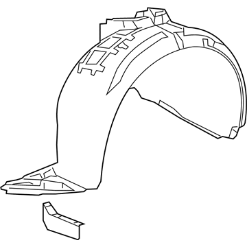 Chevy Fender Splash Shield - 84506561