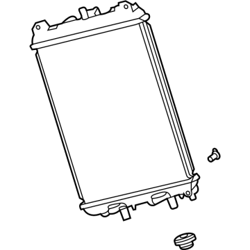 2021 Chevy Corvette Radiator - 23429489