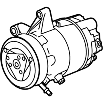 Pontiac A/C Compressor - 19418179