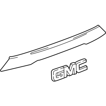 GM 84727553 Applique, Rear
