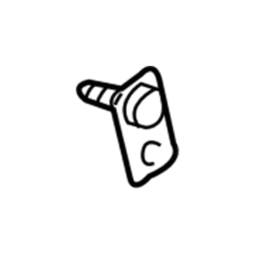 GM 23442415 Rear Body Panel Stud Plate