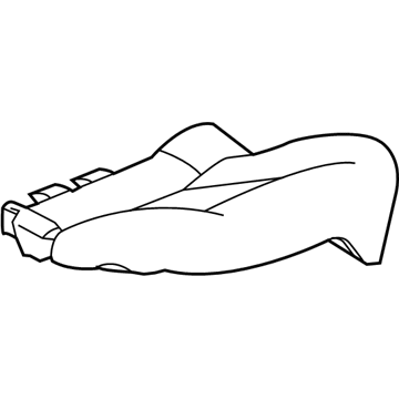 GM 22807427 Seat Cushion Pad, Rear Driver Side