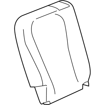 GM 20890098 Seat Back Pad, Rear Driver Side