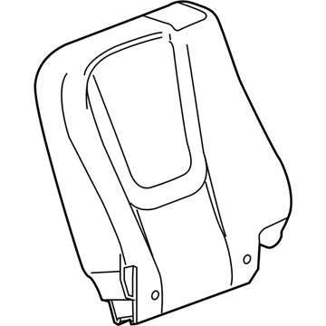 GM 13353799 Seat Back Cover, Rear Driver Side