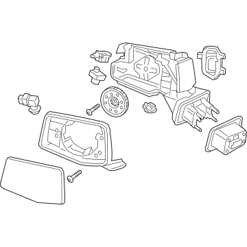 Chevy 84823219 Mirror Assembly