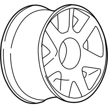 2004 Cadillac DeVille Spare Wheel - 9594398