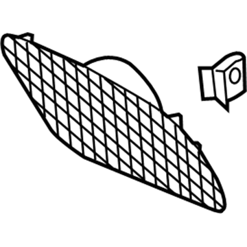 GM 23168530 Speaker Grille, Black, Driver Side