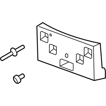 GM 95429704 License Bracket