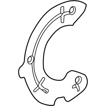 Cadillac Brake Backing Plate - 84067896
