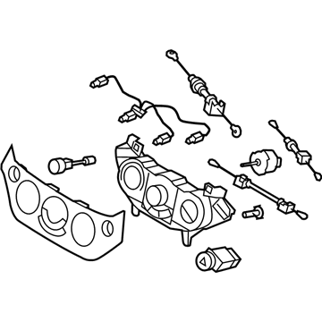 GM 96437339 Heater Control, Beige