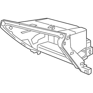 GM 23389955 Glove Box Frame, Black
