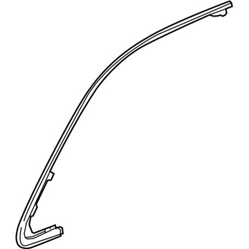 GM 23173661 Upper Molding, Driver Side
