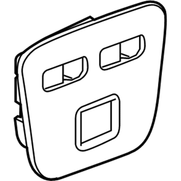 GM 84157560 Accessory Panel, Black