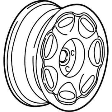 1997 Buick Park Avenue Spare Wheel - 9593143
