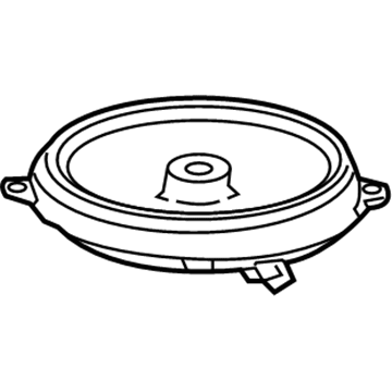 GM 22948986 Package Tray Speaker, Front