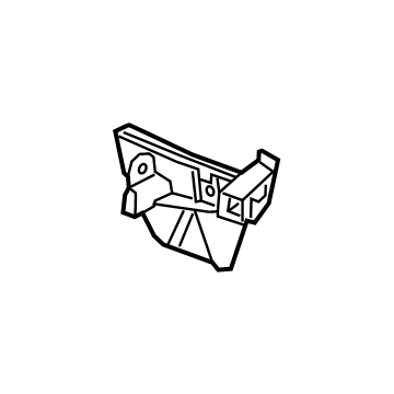 GM 13489634 Lower Deflector, Rear Passenger Side