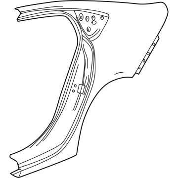 GM 39238674 Quarter Panel, Driver Side