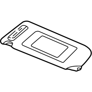 Buick 12373422 Visor