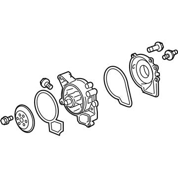 GM 12630084 Water Pump, Green Line