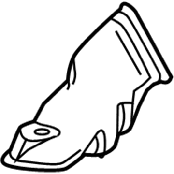 GM 23405965 Floor Duct, Driver Side