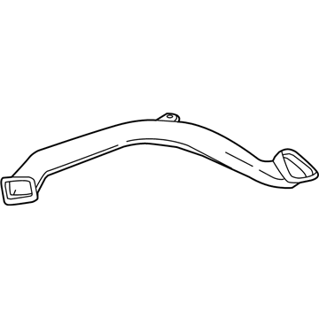 GM 23359955 Defroster Duct, Passenger Side