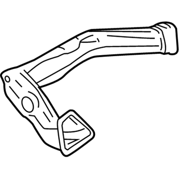 GM 23417254 Defroster Duct, Driver Side