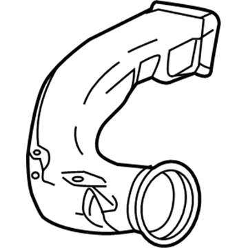 GM 23359957 Outlet Duct, Driver Side