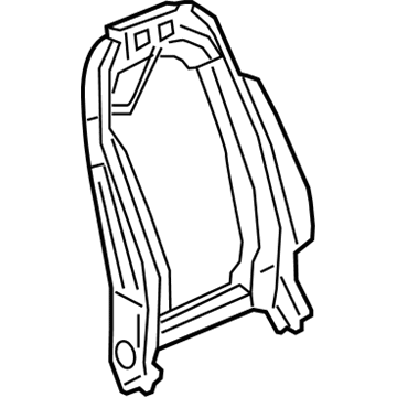 GM 13518924 Seat Back Frame, Front
