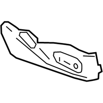 GM 23284793 Trim Cover, Front Passenger Side