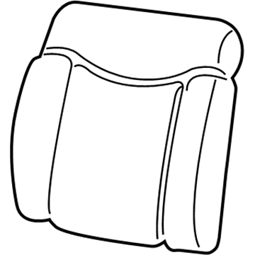 GMC 12377509 Seat Back Frame