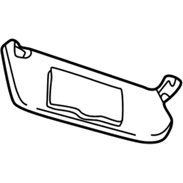 GM 90440498 Visor, Gray
