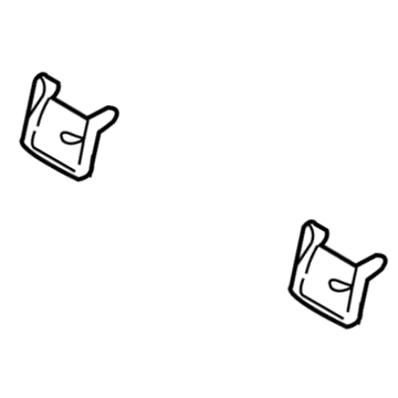 GM 12472843 Lower Hinge, Driver Side
