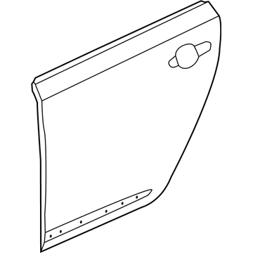 GM 84113597 Outer Panel, Rear Driver Side
