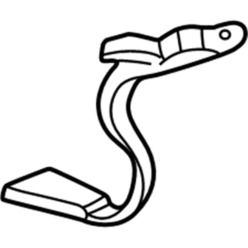 GM 12477771 Center Seat Belt, Front Passenger Side