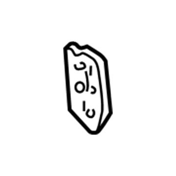 GM 15926026 Lock, Passenger Side