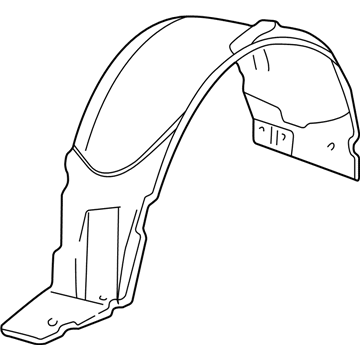 2004 Chevy Corvette Fender Splash Shield - 10411578