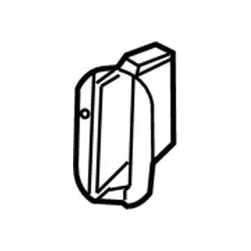 GM 15263546 Water Deflector, Rear Driver Side