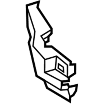 GM 39126131 Lower Absorber, Driver Side