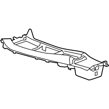 GM 92247007 Center Console, Black