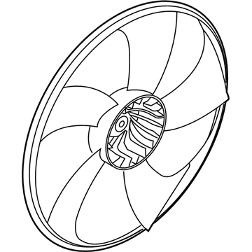 Cadillac CTS A/C Condenser Fan - 25881843