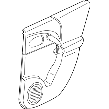 Saturn 15864222 Door Trim Panel