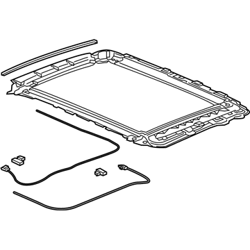 Cadillac 84988698 Sunroof Frame