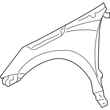 GM 19183899 Fender, Front Passenger Side
