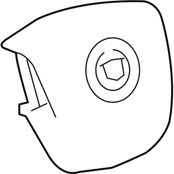 Cadillac 84419154 AIRBAG,STEERING WHEEL(BROWNSTONE)(14.865)